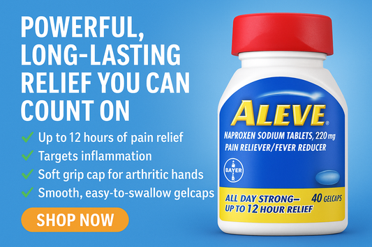 💪 Say Goodbye to Pain with Aleve Gelcaps: Powerful, Long-Lasting Relief You Can Count On