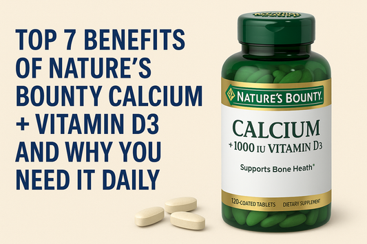 🦴 Why You Should Add Nature’s Bounty Calcium + Vitamin D3 to Your Daily Routine