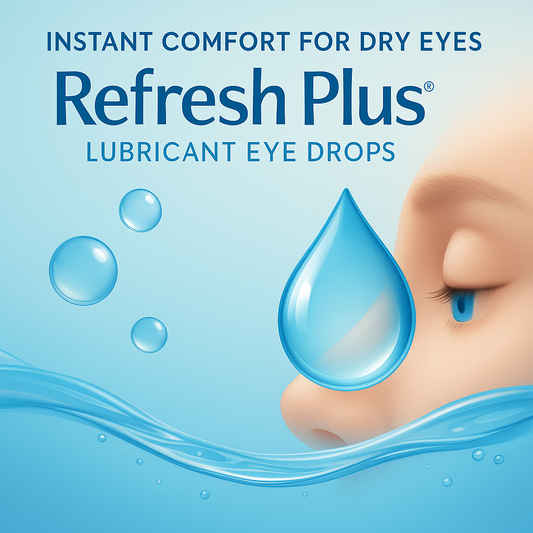 Instant Comfort for Dry, Tired Eyes: Why Refresh Plus Is a Daily Essential