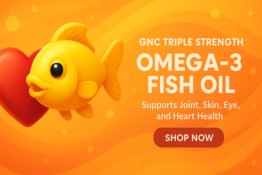 Stronger Heart. Sharper Mind. Healthier You. Why GNC Triple Strength Omega-3 Is a Smart Daily Habit