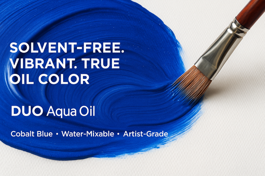 Experience the Best of Both Worlds — DUO Aqua Oil in Cobalt Blue