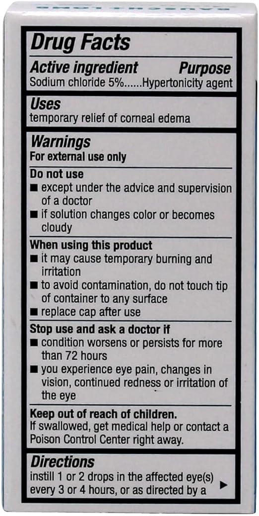 Bausch & Lomb Muro 128 Ophthalmic Solution, 0.5 oz