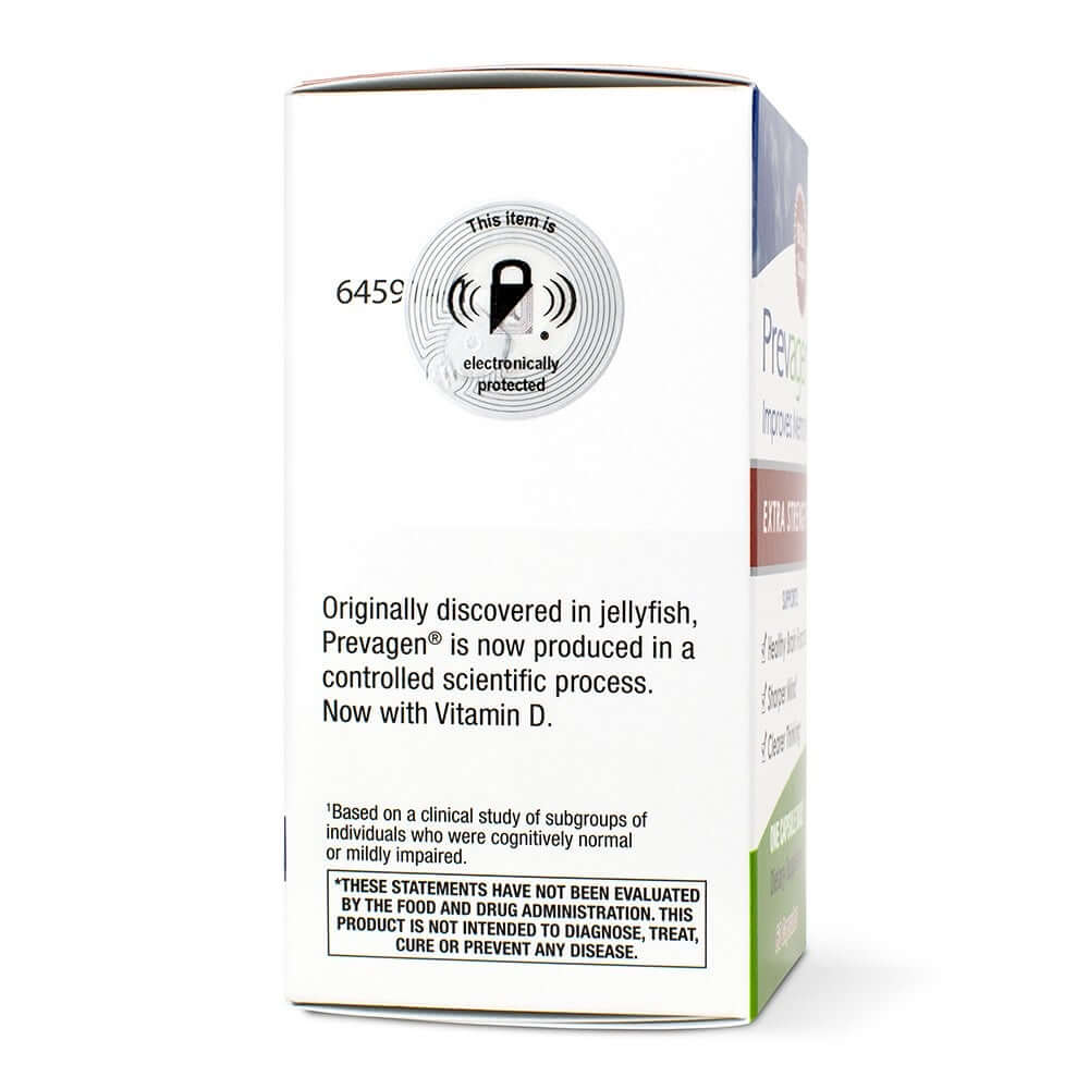 Prevagen Extra Strength 20mg, 60 Capsules, with Apoaequorin & Vitamin D and 7-Day Pill Minder