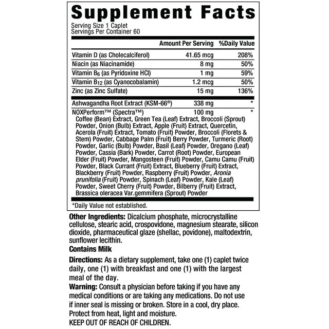 Ageless Male Max Total Testosterone Booster for Men with Ashwagandha, 60 Caplets