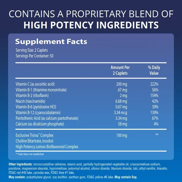 Lipo-Flavonoid Plus Tinnitus Relief for Ringing Ears, 100 capl Exp 2025