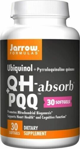 Jarrow Formula Ubiquinol, QH-Absorb PQQ, 30 Softgels