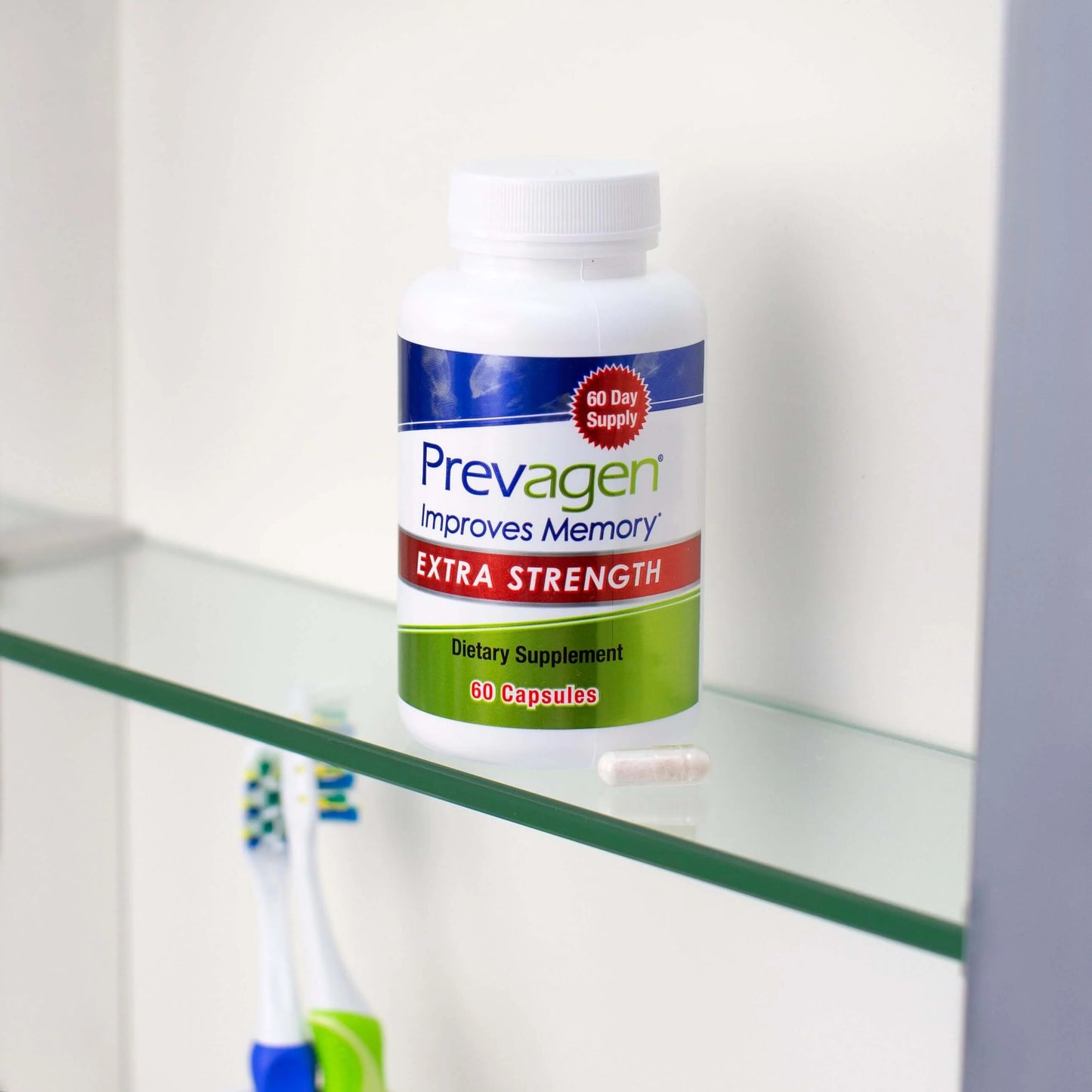 Prevagen Extra Strength 20mg, 60 Capsules, with Apoaequorin & Vitamin D and 7-Day Pill Minder