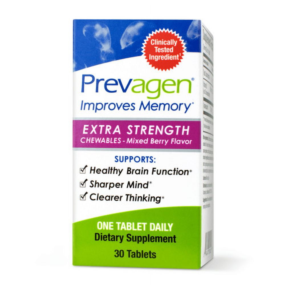 Improves Memory Extra Strength Mixed Berry Chewable tablets 30 Ct