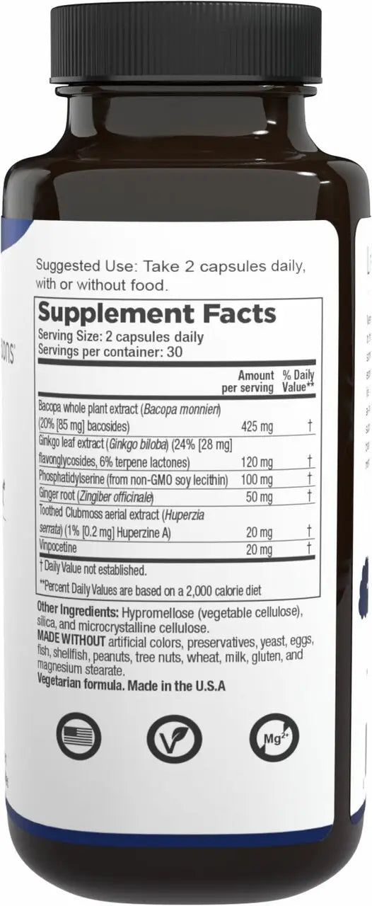 LifeSeasons - Clari-T - Supports Healthy Memory and Cognitive Function  - 60 Capsules
