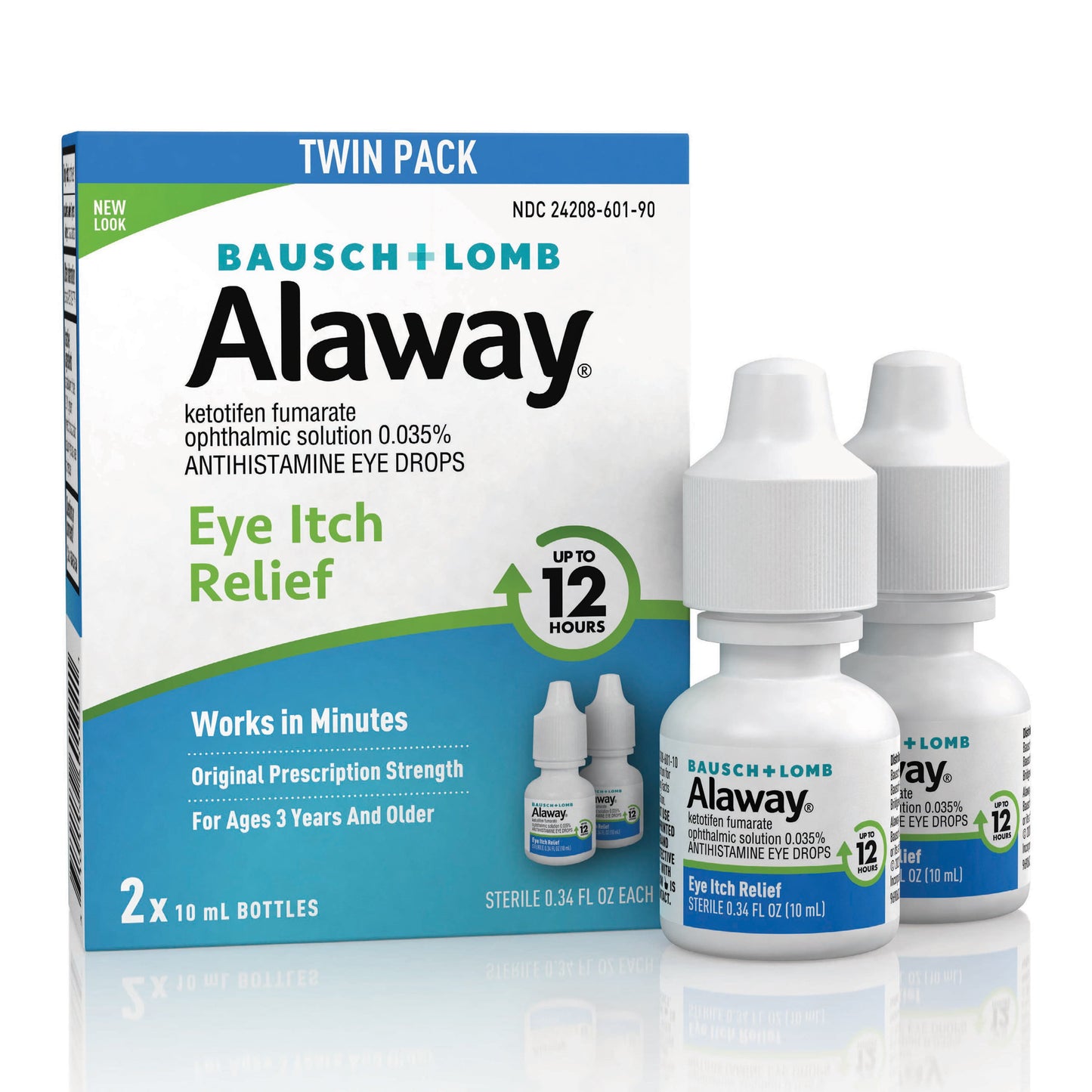 Alaway® Antihistamine Eye Drops 0.34 FL OZ, (10 mL) - 2 Pack