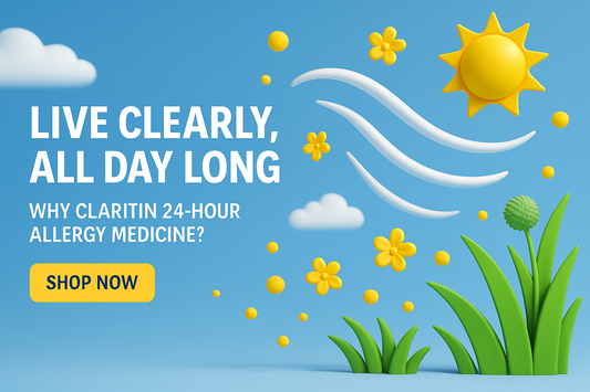 Live Allergy-Free, All Day Long — Why Claritin 24-Hour Is a Trusted Daily Essential