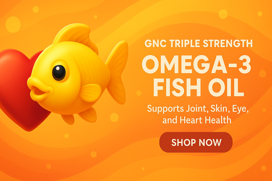 Stronger Heart. Sharper Mind. Healthier You. Why GNC Triple Strength Omega-3 Is a Smart Daily Habit