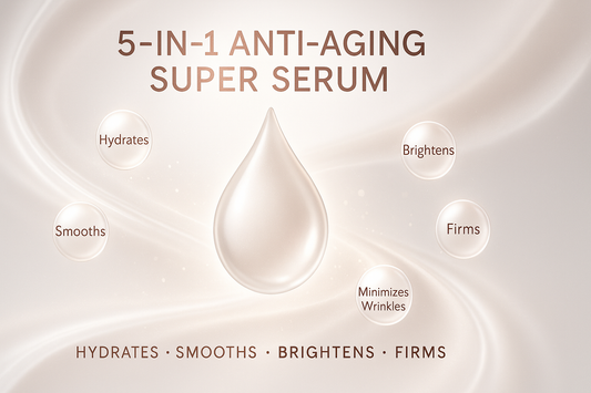 5 Benefits. 1 Super Serum. — Olay Super Serum for Radiant, Youthful Skin