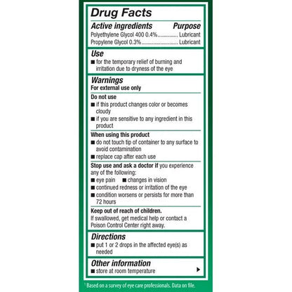 Systane Lubricant Eye Drops, 0.5 fl oz bottle Pack of 2