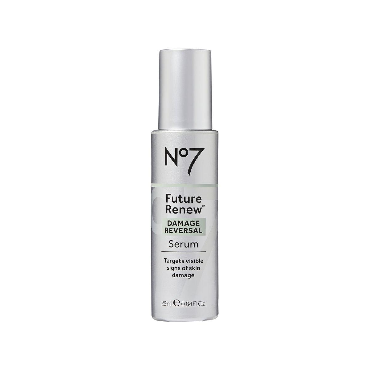 No7 Future Renew Damage Reversal Facial Serum with Peptides & Hyaluronic Acid, All Skin Types, 0.84 oz