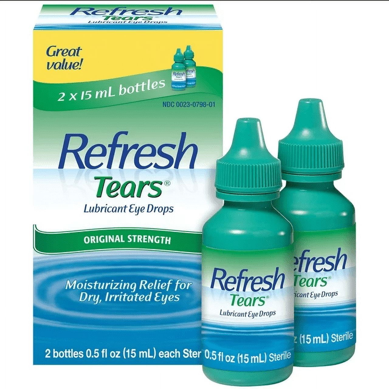 Tea rs Lubrica nt Eye Drops Preserved Tears, 30 ml, 2 Bottles