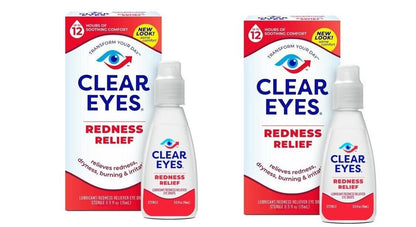 Clear eyes Redness Relief Eye Drops .5 fl oz (15 ml)  Pack of 2