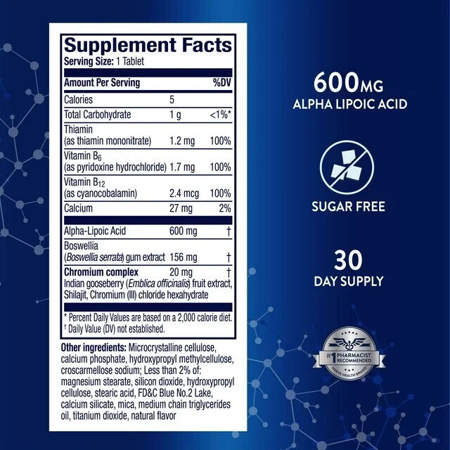 Nervive Advanced Nerve Pain + Mobility, Aches and Pains, 30 tabs Exp 2025