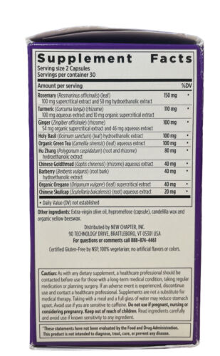 New Chapter Zyflamend Whole Body 60 Veggie Caps