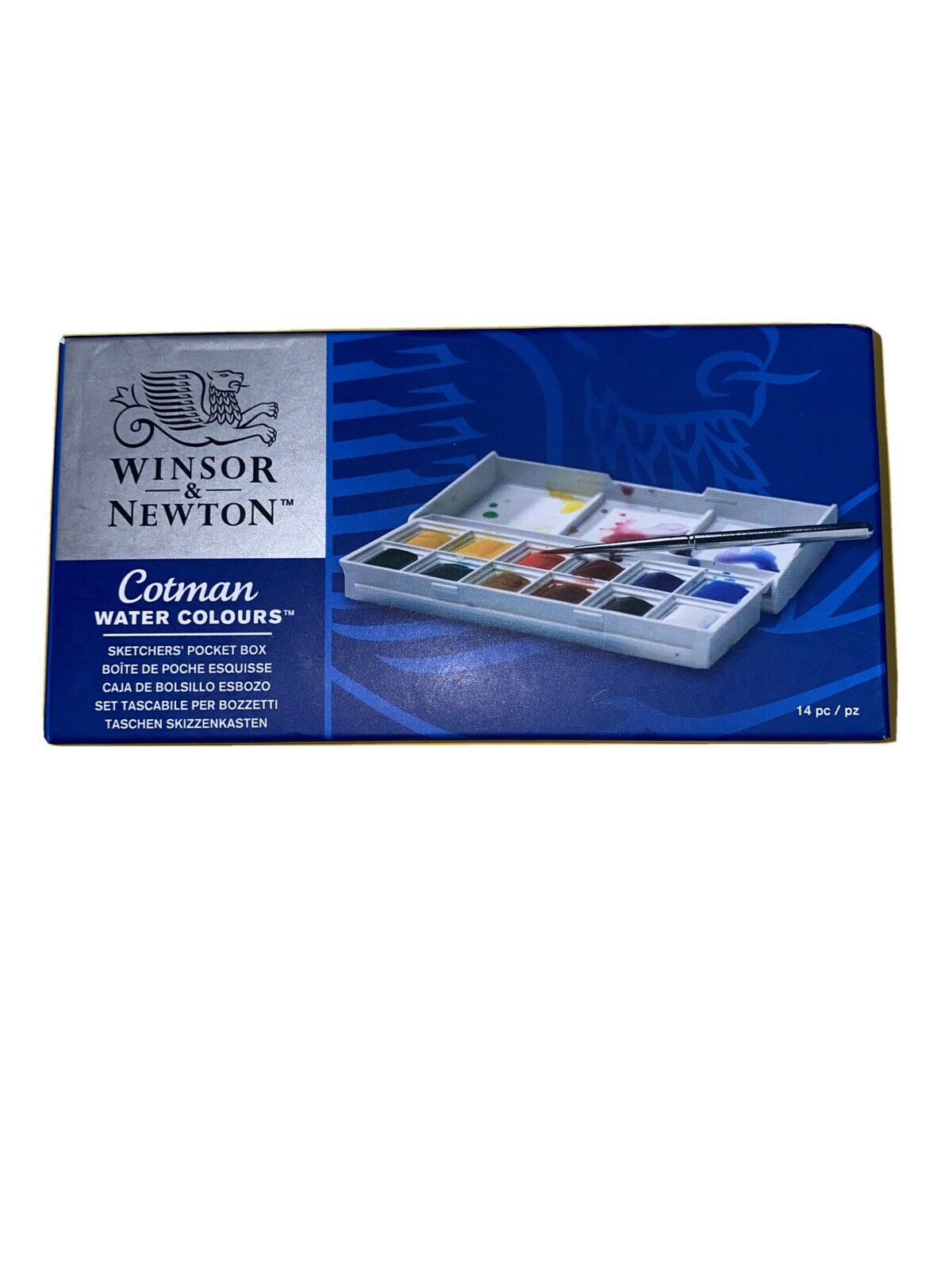 Winsor & Newman Cotman water colour sketchers pocket box 14pc