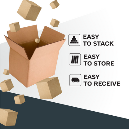 Shipping Boxes 5"L x 3"W x 2"H Set of 100PCS Mailing, Packing, Packaging