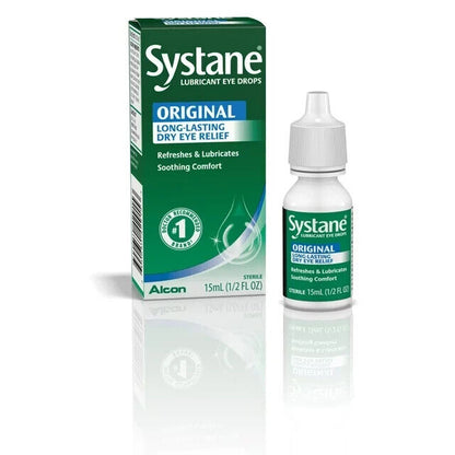 Systane Lubricant Eye Drops, 0.5 fl oz bottle Pack of 2